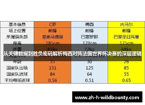 从关键数据到胜负密码解析梅西对阵法国世界杯决赛的深层逻辑